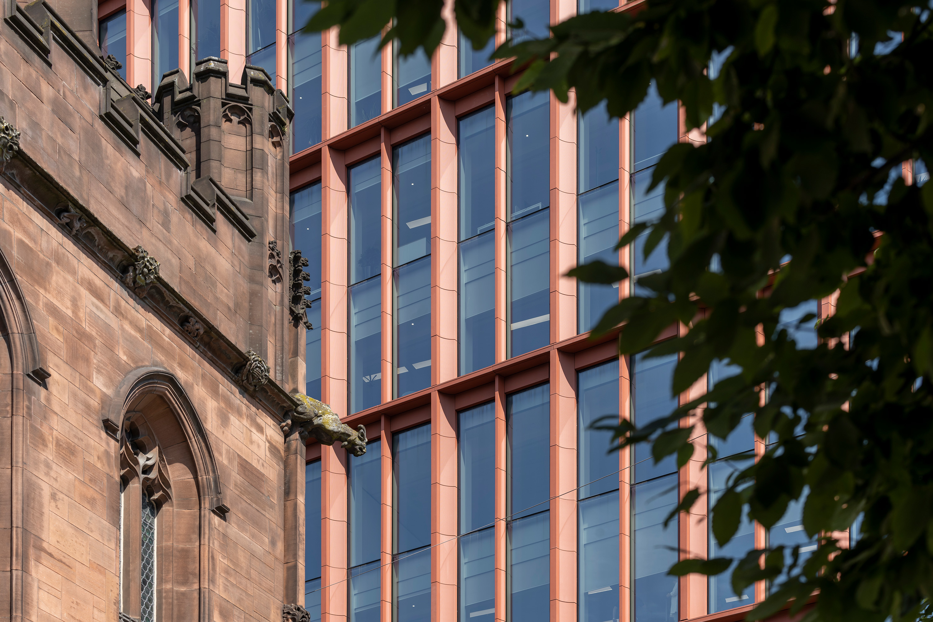 Façade and John Rylands Library detail