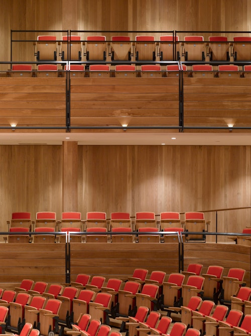 Elgar Concert Hall auditorium detail
