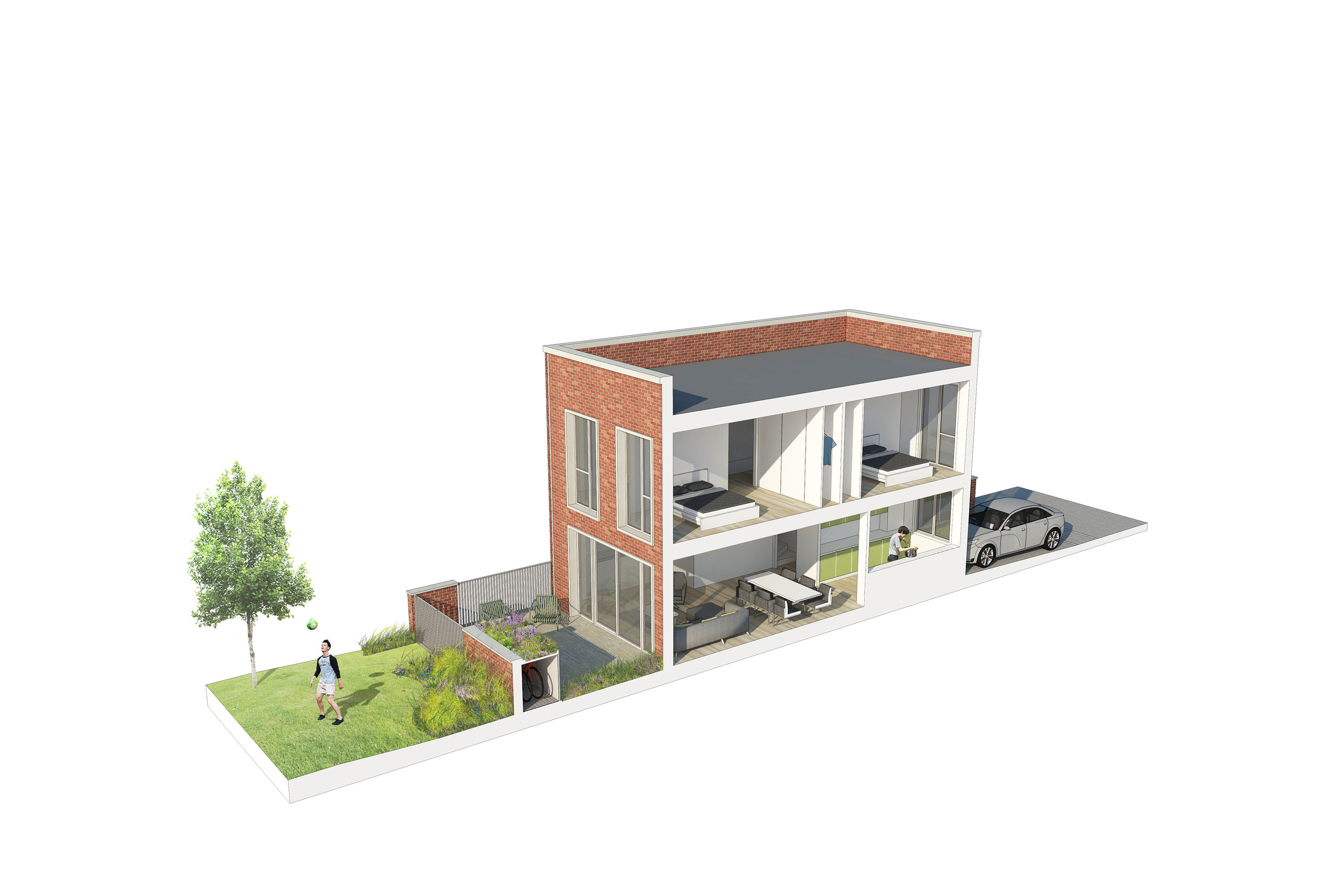 Brick House Type 2 — 2-storeys