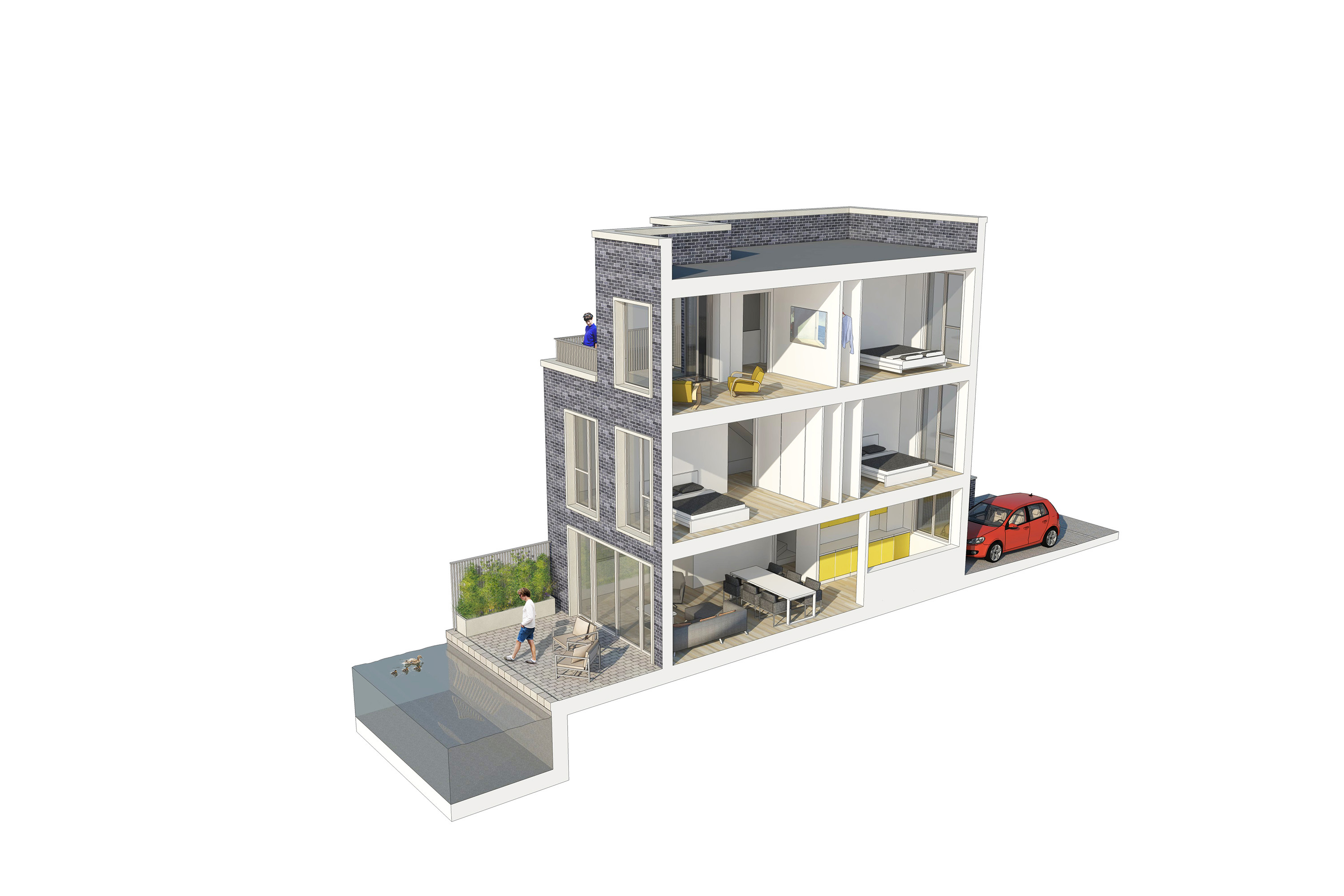 Brick House Type 3 — 3-storeys