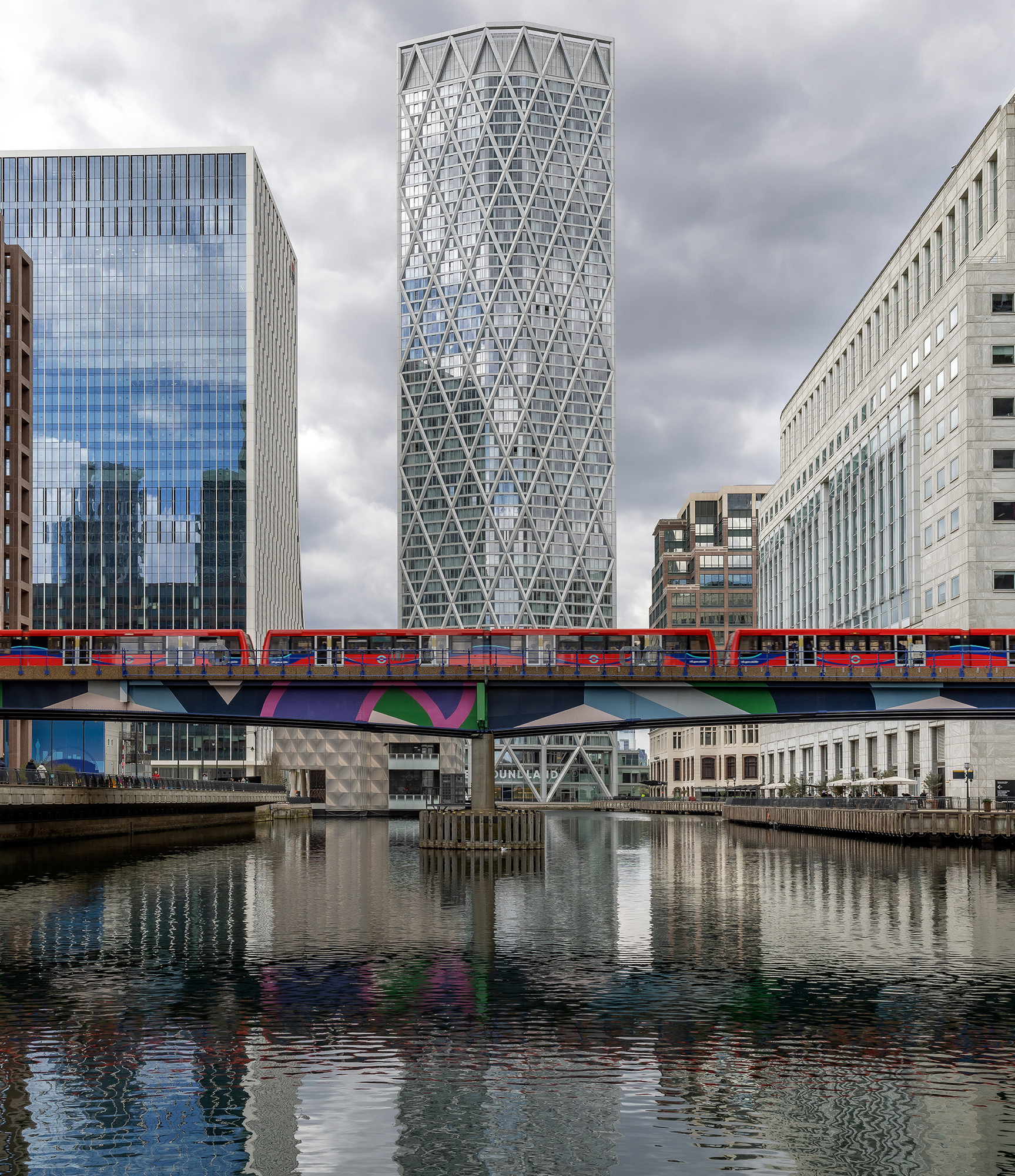 View looking west across Middle Dock (Before Eden Dock)