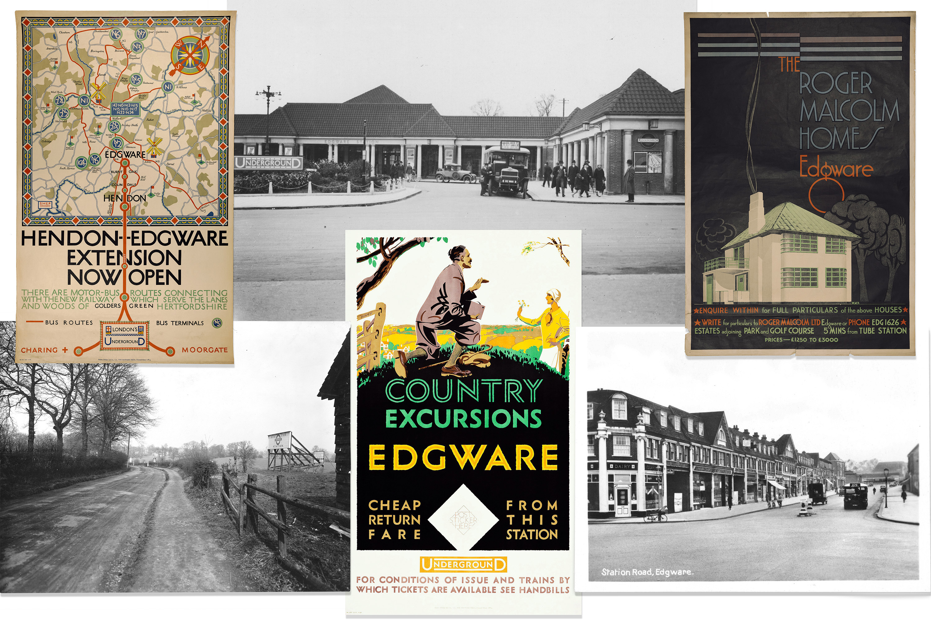 Historic Edgware Collage
