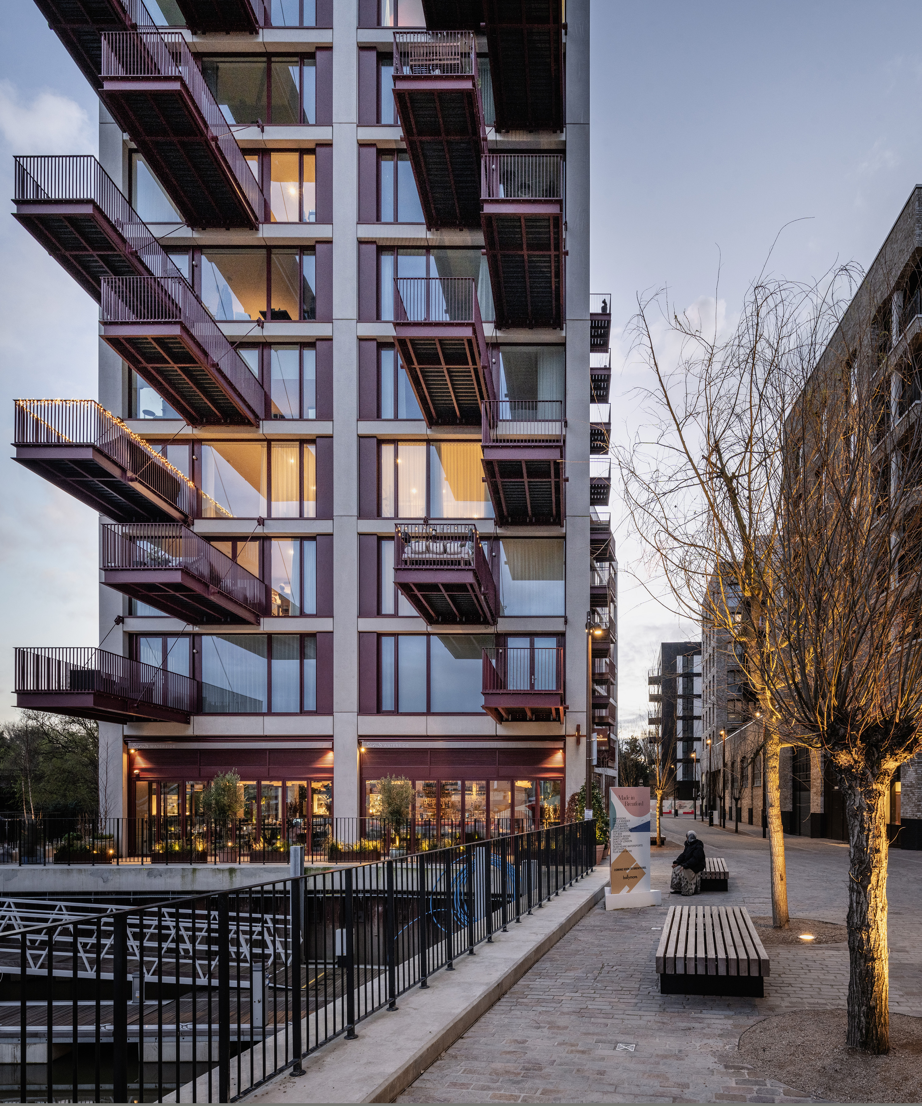 View of Hollandbury House from Workhouse Dock