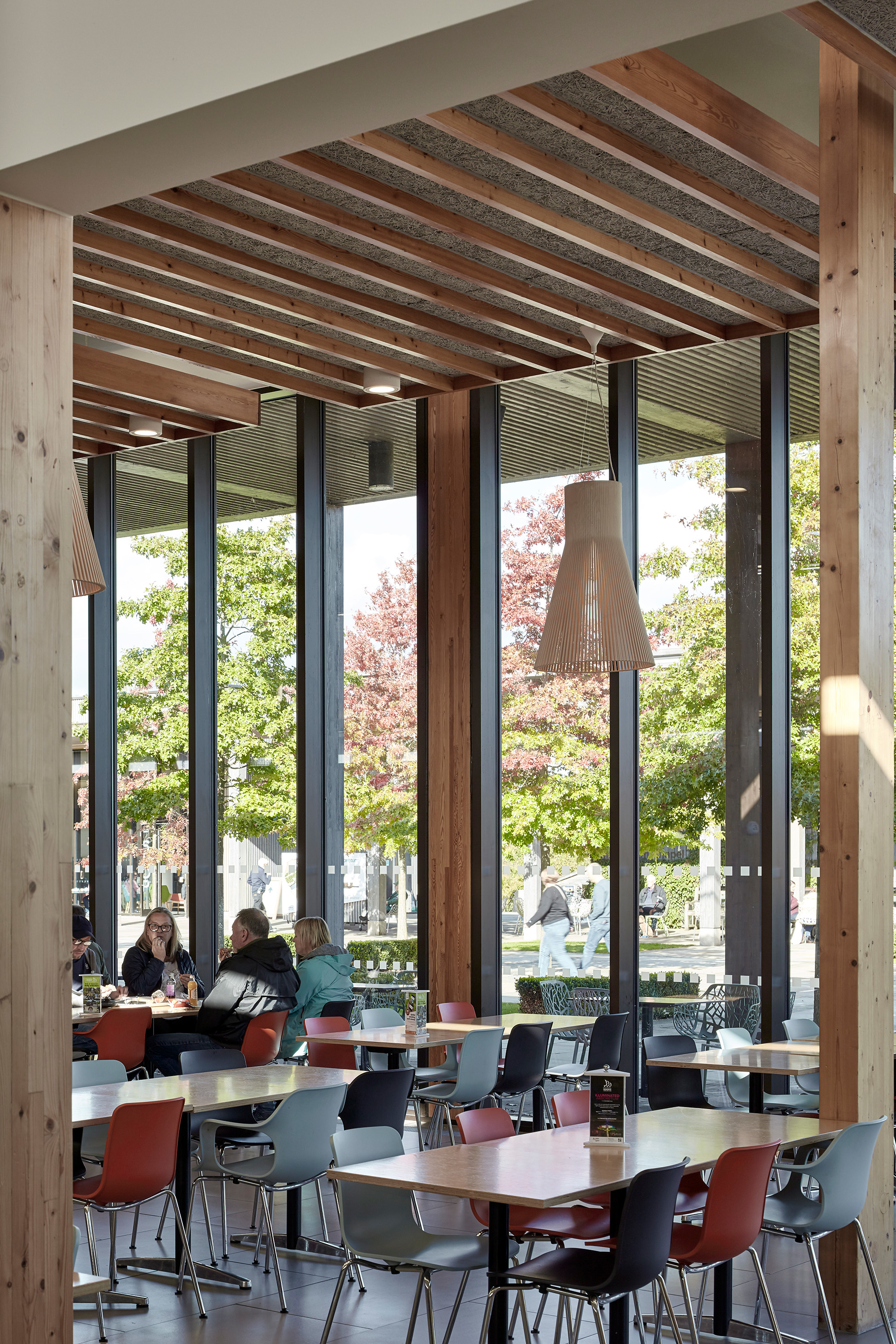 View from restaurant to Heroes' Square