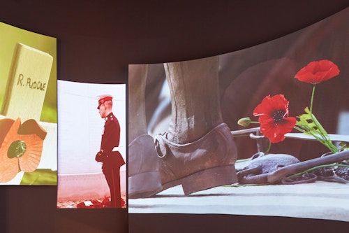 An image showing the multi-media exhibition