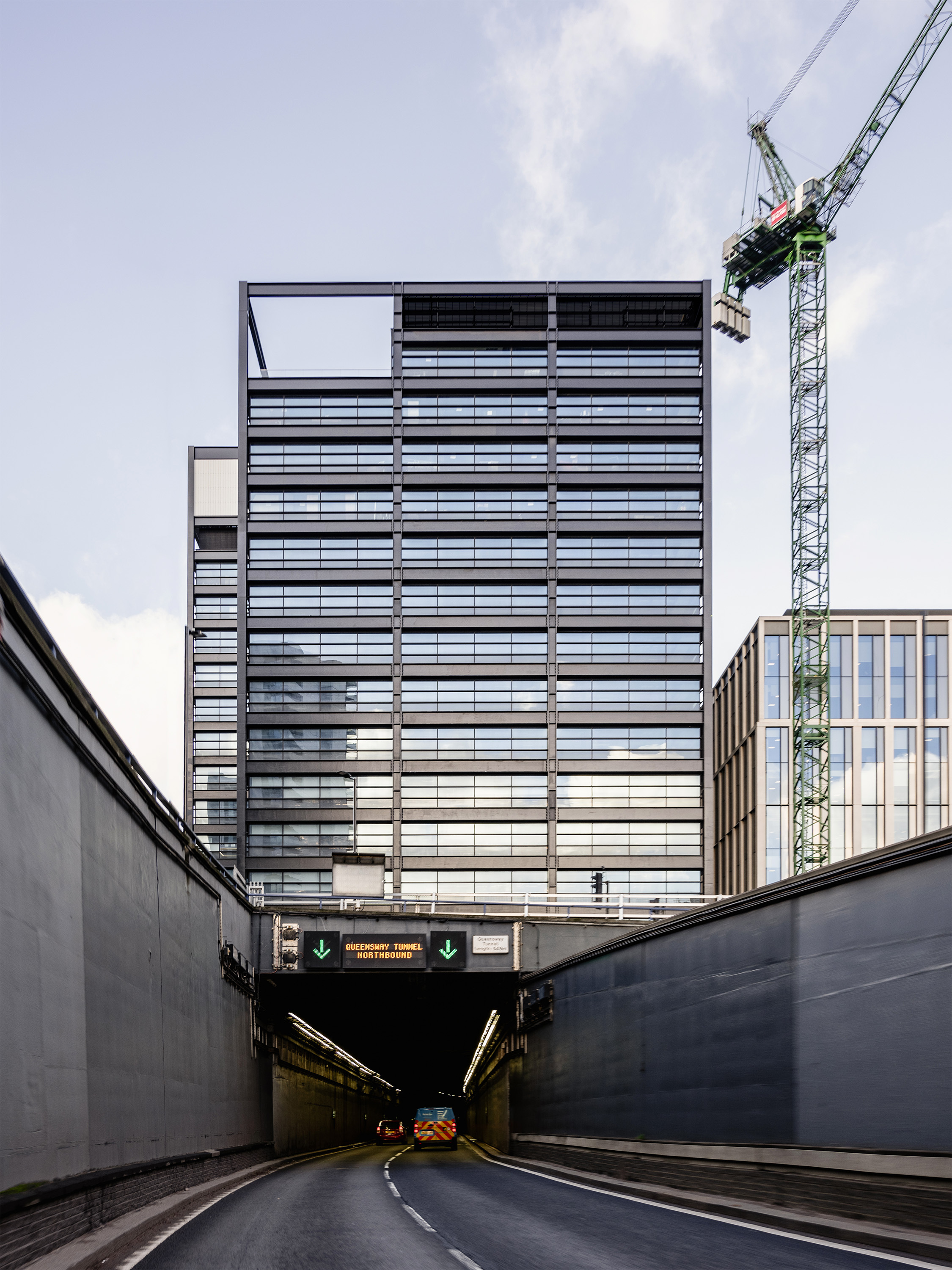 View from the Queensway Tunnel