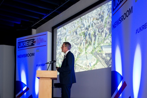 Our Future City launch at UKREiF, May 2023