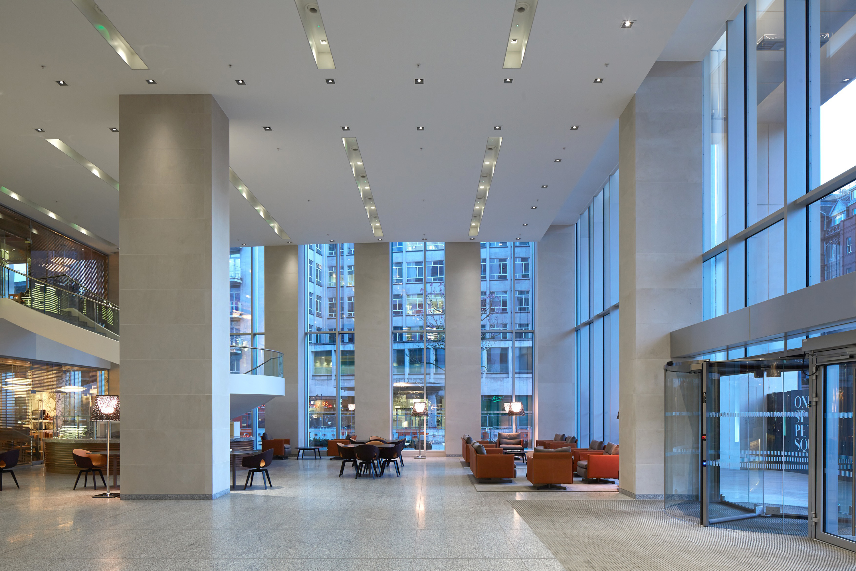 8-metre tall entrance hall