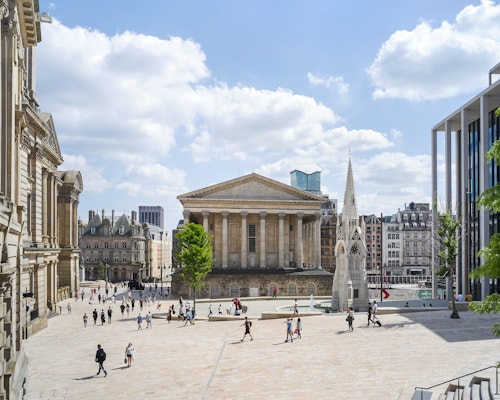 The redeveloped Chamberlain Square