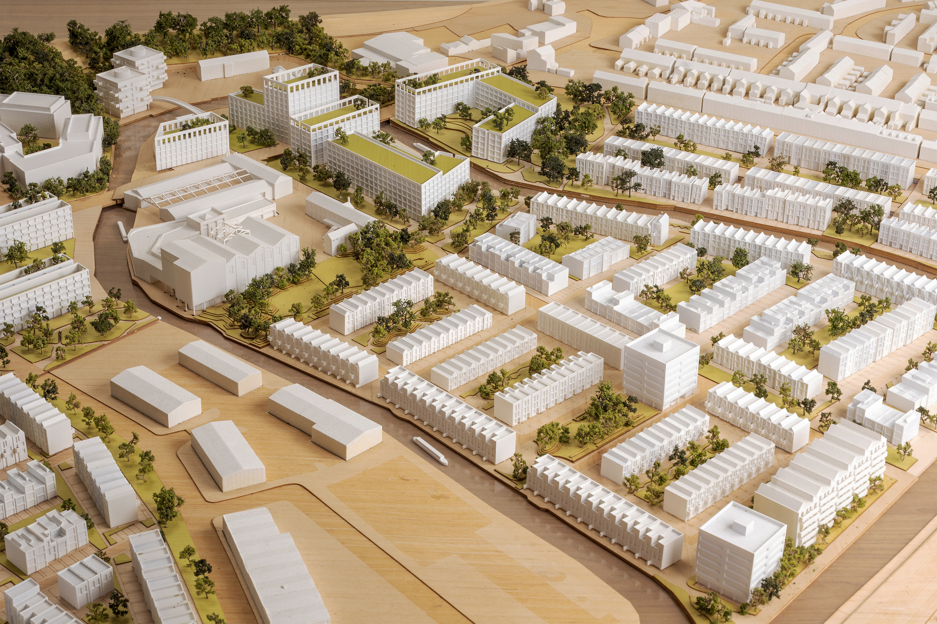 1:500 masterplan model