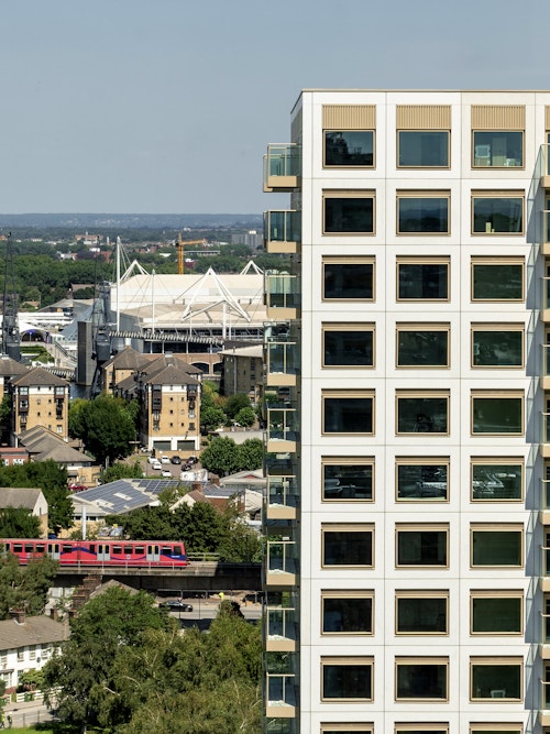 View looking towards the Excel London