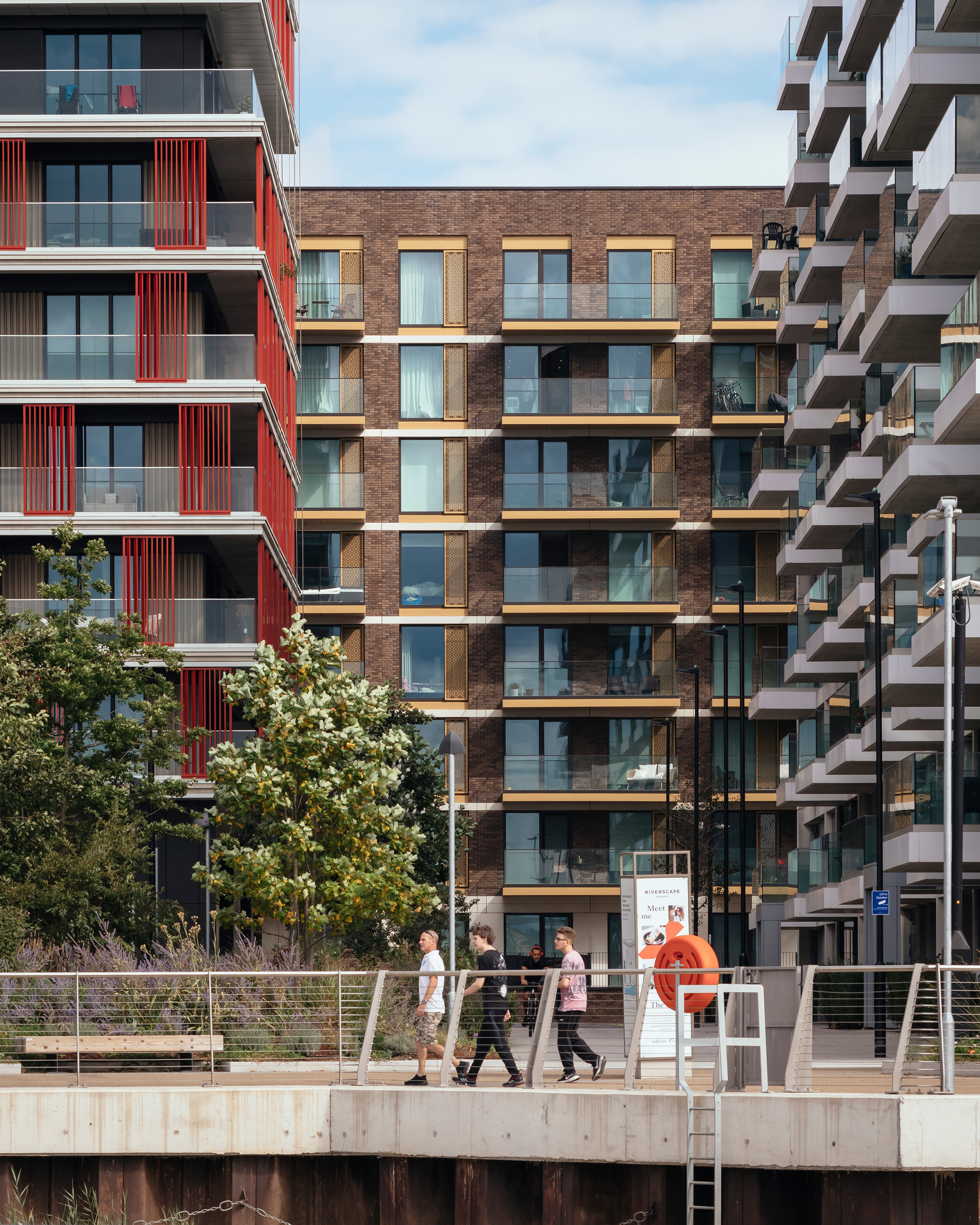 View of the riverfront