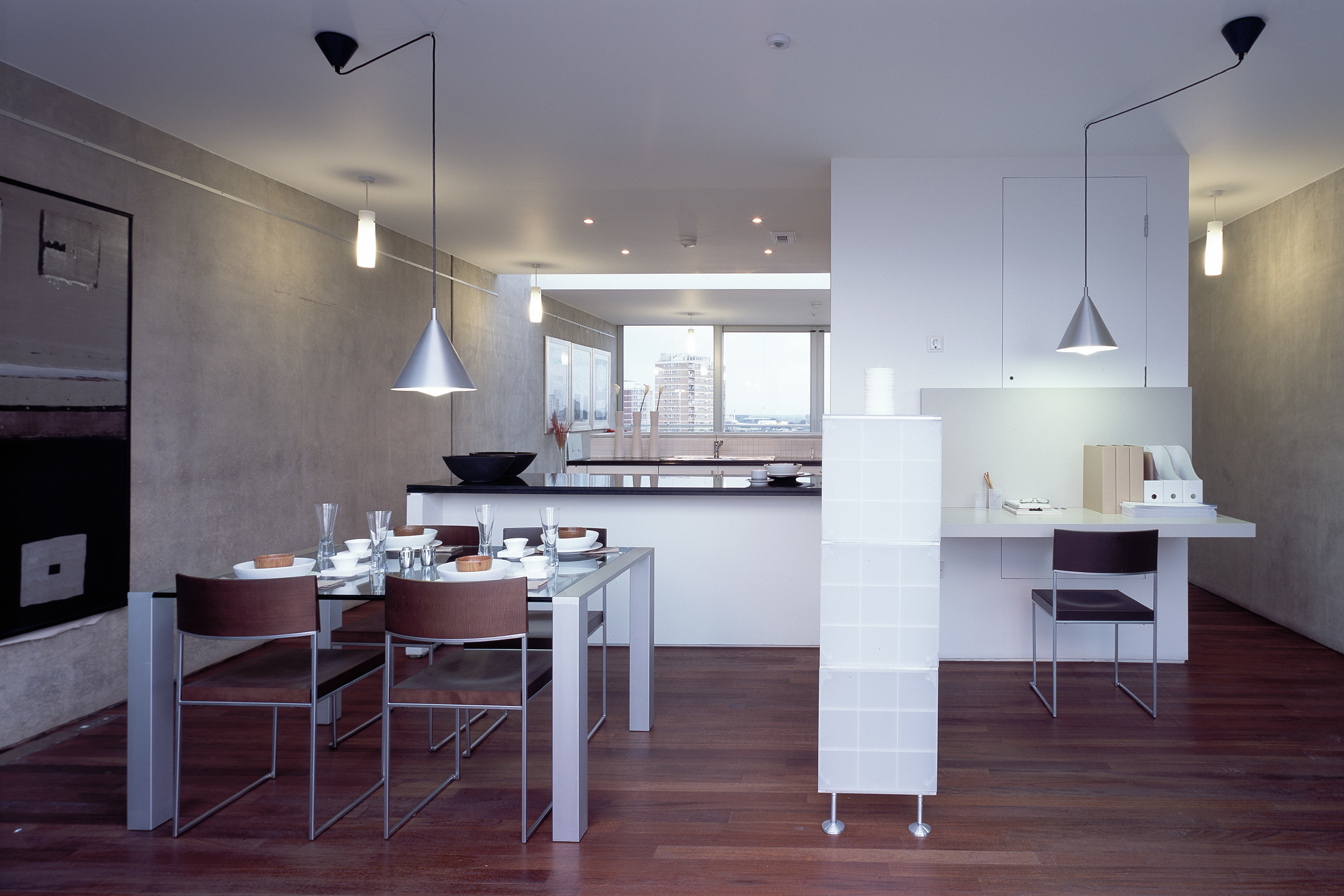 Apartments retain exposed concrete finishes