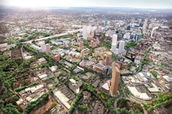 Aerial view of Birmingham Innovation Quarter