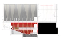 Section through the auditorium