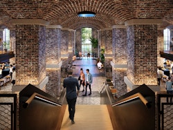 View of the repurposed Victorian basement