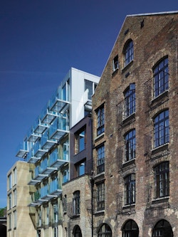 The juxtaposition of the Grade II listed Sraon's Vinegar factory with our new build additions.