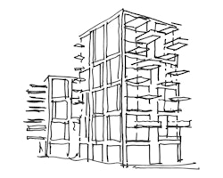 Brunel Building concept sketch