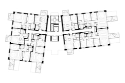 Brunel Building typical floor plan