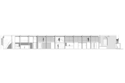 Internal sectional elevation